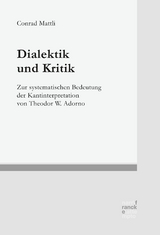 Dialektik und Kritik - Conrad Mattli
