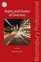Rights and Duties of Directors - Bruce, Martha