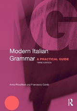 Modern Italian Grammar - Proudfoot, Anna; Cardo, Francesco
