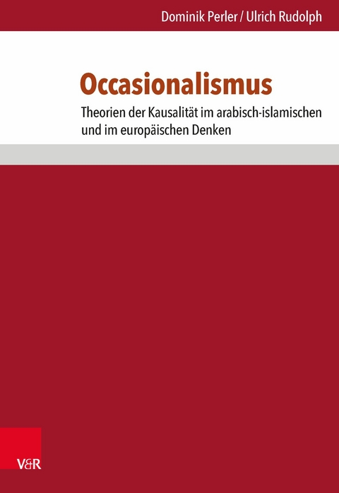 Occasionalismus - Dominik Perler, Ulrich Rudolph