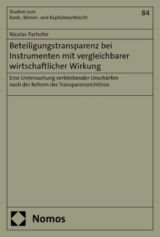 Beteiligungstransparenz bei Instrumenten mit vergleichbarer wirtschaftlicher Wirkung