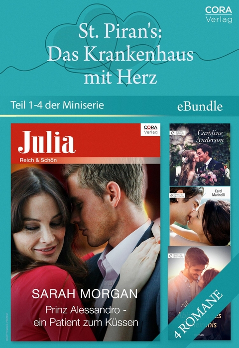 St. Piran's: Das Krankenhaus mit Herz - Teil 1-4 der Miniserie - Sarah Morgan, Caroline Anderson, Carol Marinelli, Anne Fraser