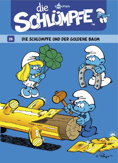 Die Schl&uuml;mpfe 29. Die Schl&uuml;mpfe und der goldene Baum -  Peyo