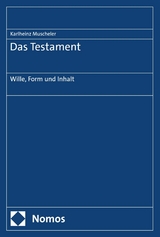Das Testament - Karlheinz Muscheler