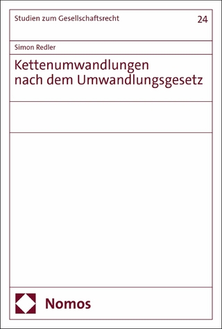 Kettenumwandlungen nach dem Umwandlungsgesetz