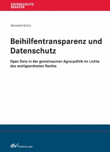 Beihilfentransparenz und Datenschutz - Benedict Kreitz
