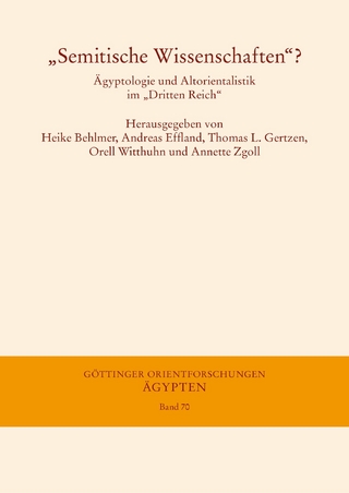 'Semitische Wissenschaften'?