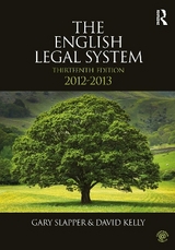 The English Legal System - Kelly, David