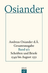 Gesamtausgabe / Schriften und Briefe 1549 bis August 1551 - 