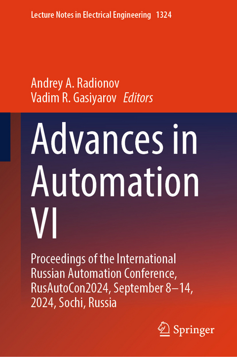 Advances in Automation VI - 