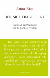 Der sichtbare Feind - Anna Kim