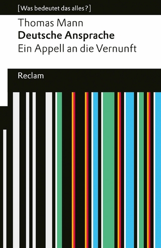 Deutsche Ansprache. Ein Appell an die Vernunft