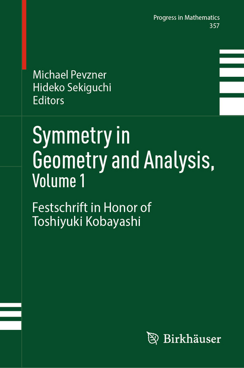 Symmetry in Geometry and Analysis, Volume 1 - 