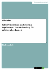 Selbstwirksamkeit und positive Psychologie. Eine Verbindung f&uuml;r erfolgreiches Lernen - Lilly Splet