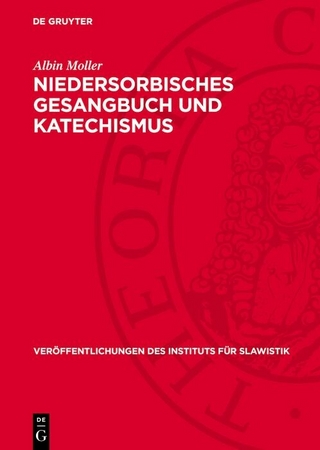 Niedersorbisches Gesangbuch und Katechismus