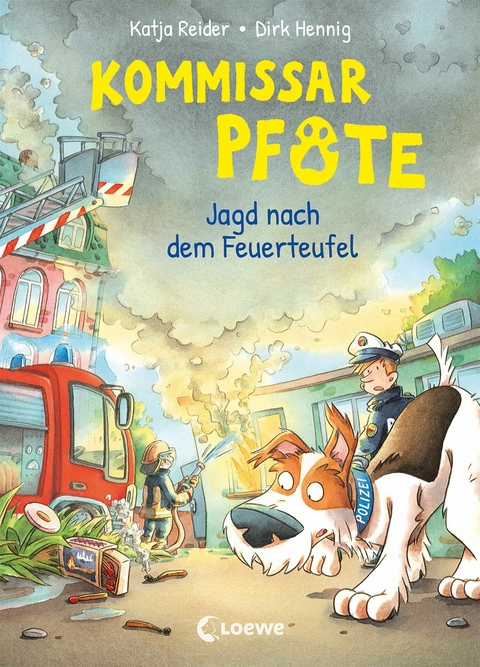 Kommissar Pfote (Band 8) - Jagd nach dem Feuerteufel - Katja Reider