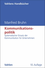 Kommunikationspolitik - Manfred Bruhn