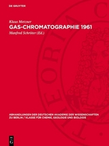 Gas-Chromatographie 1961 - Klaus Metzner