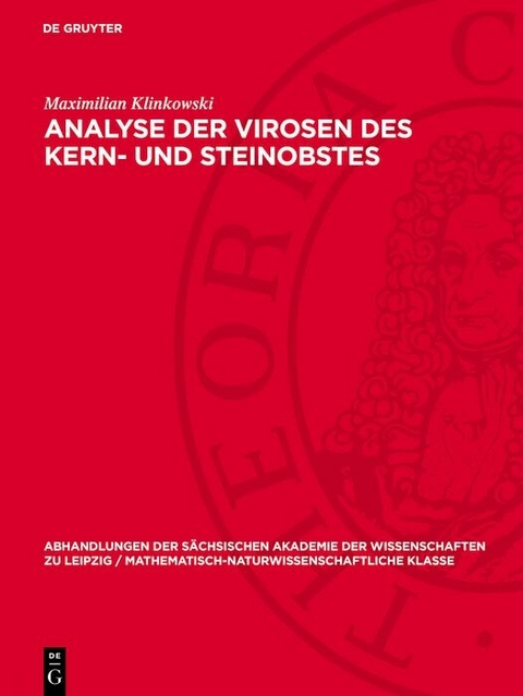 Analyse der Virosen des Kern- und Steinobstes - Maximilian Klinkowski