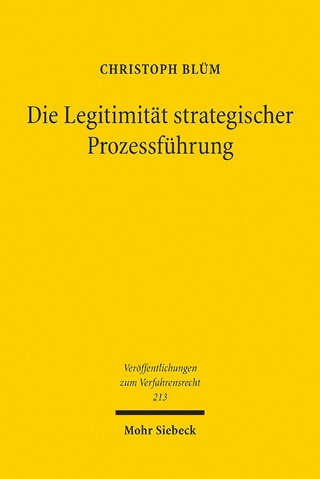 Die Legitimität strategischer Prozessführung