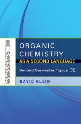 Organic Chemistry as a Second Language - Klein, David R.
