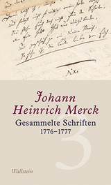 Gesammelte Schriften - Johann Heinrich Merck, Am&eacute;lie Krebs