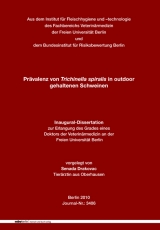 Pr&auml;valenz von Trichinella spiralis in outdoor gehaltenen Schweinen - Senada Drakovac