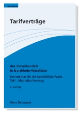 Tarifvertr&auml;ge des Einzelhandels in Nordrhein-Westfalen. - Hans Decruppe