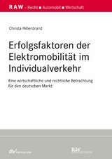 Erfolgsfaktoren der Elektromobilit&auml;t im Individualverkehr - Christa Hillenbrand