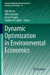 Dynamic Optimization in Environmental Economics - 