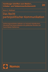 Das Recht parteipolitischer Kommunikation - Keno C. Potthast