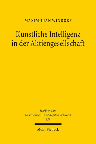 Künstliche Intelligenz in der Aktiengesellschaft