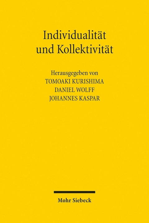 Individualit&auml;t und Kollektivit&auml;t - 