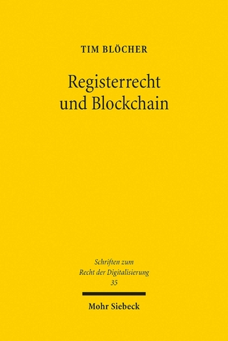 Registerrecht und Blockchain