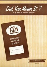 Did You Mean It? - Phil Baker, Abe Lyman, Sid Silvers