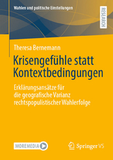 Krisengef&uuml;hle statt Kontextbedingungen -  Theresa Bernemann
