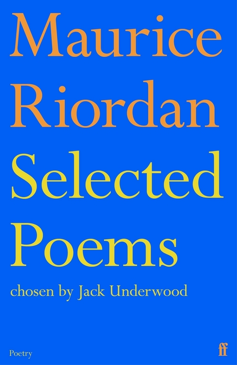 Selected Poems -  Maurice Riordan