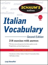 Schaum's Outline of Italian Vocabulary, Second Edition - Bonaffini, Luigi; Clark, Fiorenza Consonni; Schmitt, Conrad