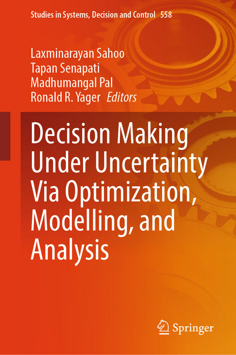 Decision Making Under Uncertainty Via Optimization, Modelling, and Analysis - 