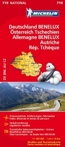 Michelin Karte Deutschland, Benelux, Österreich, Tschechien. Allemagne, Benelux, Autriche, Österreich, Rép. Tchèque - 