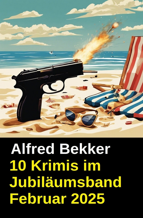 10 Krimis im Jubil&auml;umsband Februar 2025 -  Alfred Bekker
