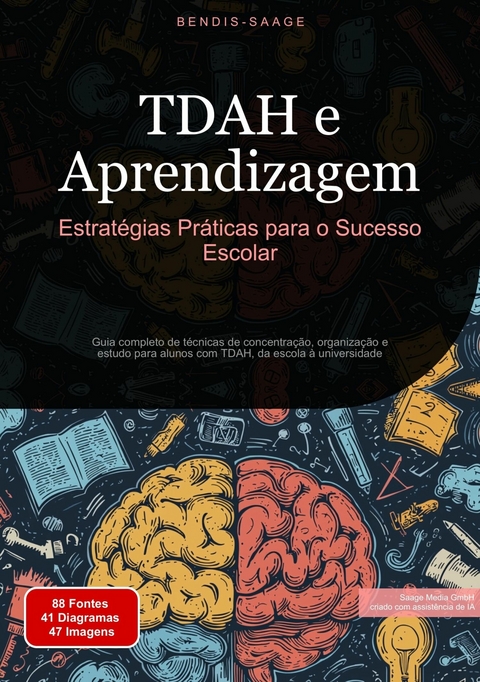 TDAH e Aprendizagem: Estrat&eacute;gias Pr&aacute;ticas para o Sucesso Escolar - Bendis A. I. Saage - Portugu&ecirc;s