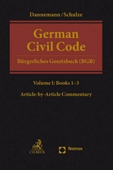 German Civil Code Volume I - 