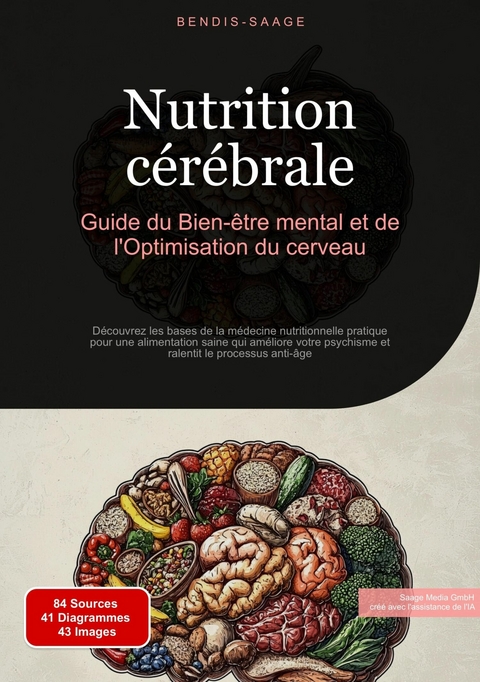 Nutrition c&eacute;r&eacute;brale: Guide du Bien-&ecirc;tre mental et de l'Optimisation du cerveau - Bendis A. I. Saage - Fran&ccedil;ais