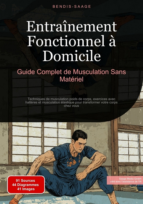 Entraînement Fonctionnel à Domicile: Guide Complet de Musculation Sans Matériel - Bendis A. I. Saage - Français