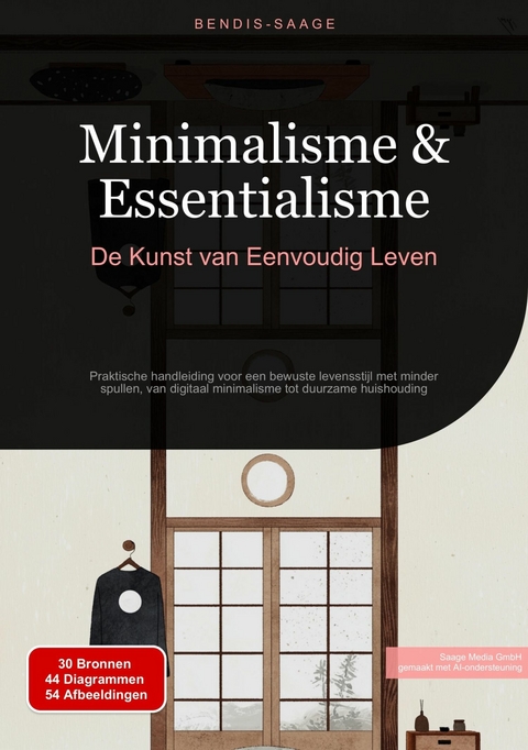 Minimalisme & Essentialisme: De Kunst van Eenvoudig Leven - Bendis A. I. Saage - Nederlands