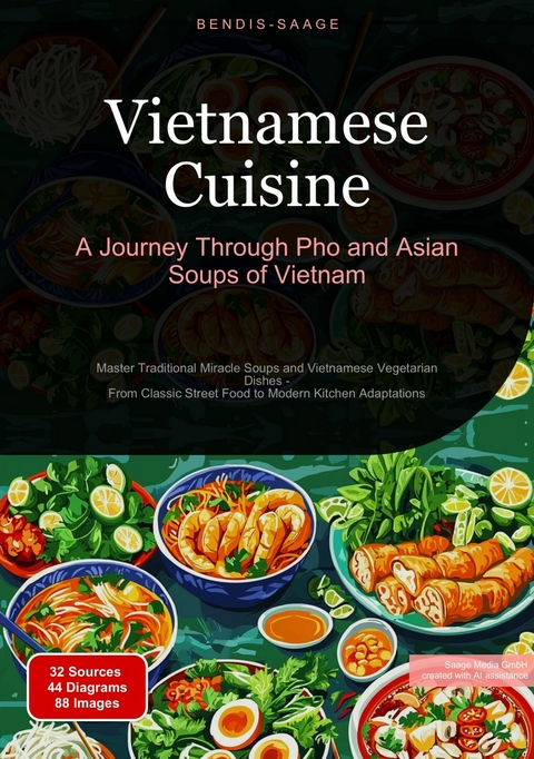 Vietnamese Cuisine: A Journey Through Pho and Asian Soups of Vietnam - Bendis A. I. Saage - English
