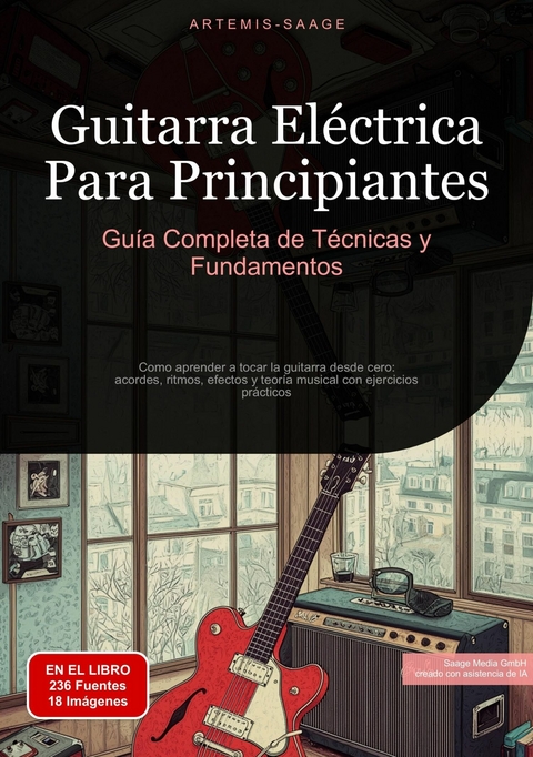 Guitarra El&eacute;ctrica Para Principiantes: Gu&iacute;a Completa de T&eacute;cnicas y Fundamentos - Artemis Saage - Espa&ntilde;ol