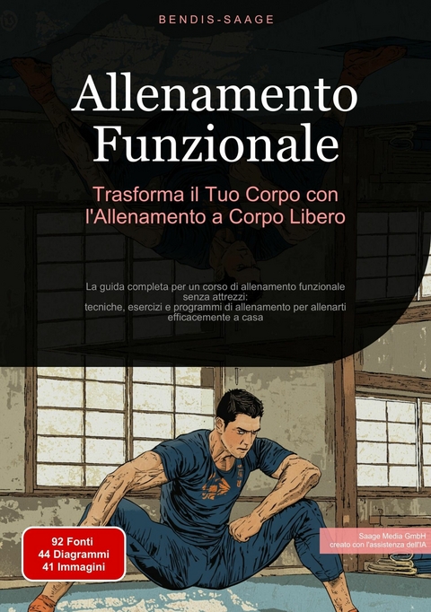 Allenamento Funzionale: Trasforma il Tuo Corpo con l'Allenamento a Corpo Libero - Bendis A. I. Saage - Italiano
