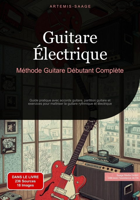 Guitare &Eacute;lectrique: M&eacute;thode Guitare D&eacute;butant Compl&egrave;te - Artemis Saage - Fran&ccedil;ais
